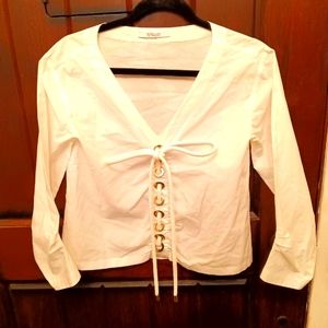 Derek Lam 10 Crosby white blouse